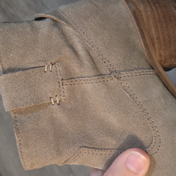 Dolce Vita • Tan Suede Ankle Boots - Picture 7 of 12